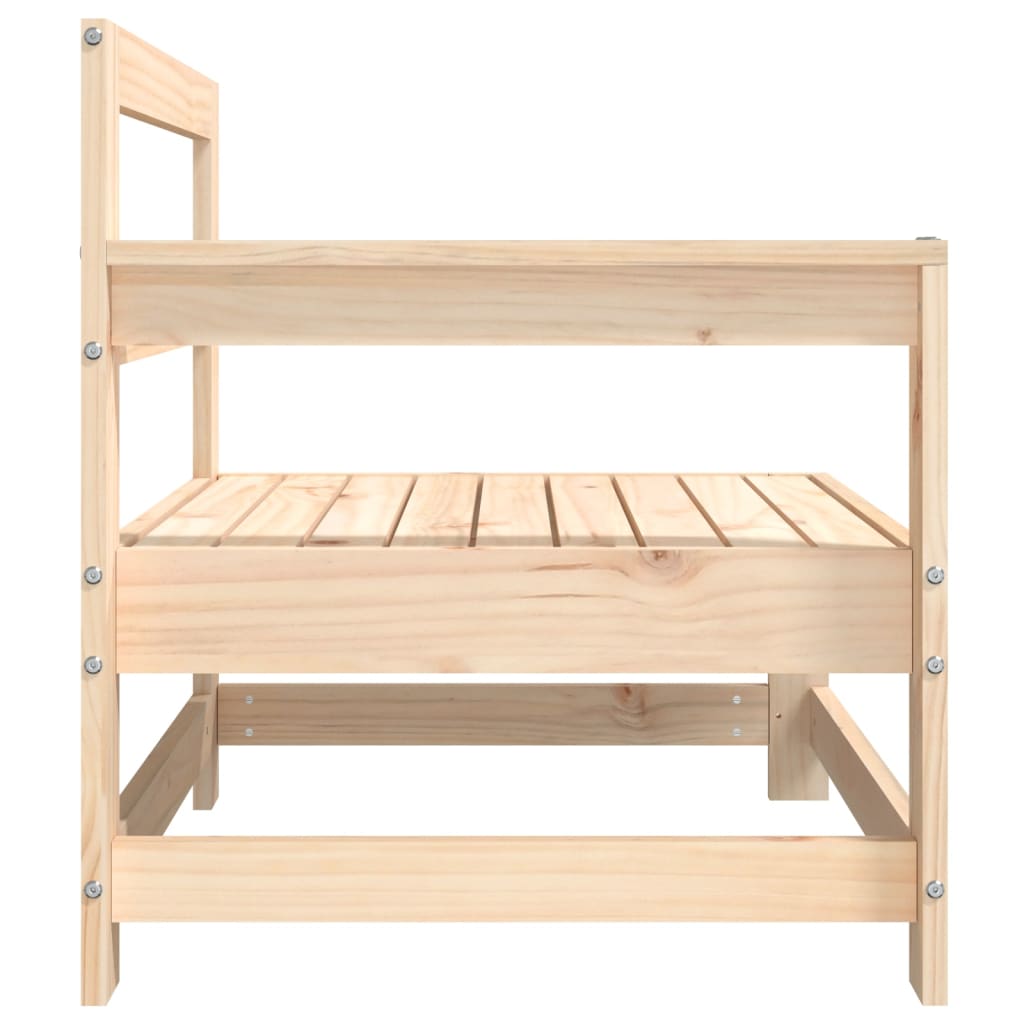 vidaXL Patio Corner Sofa Solid Wood Pine-2