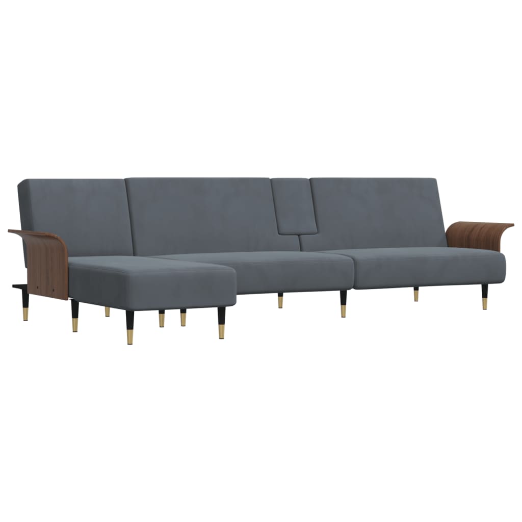 vidaXL Sofa Bed Sleeper Sofa Settee Pull Out Couch for Living Room Velvet-7