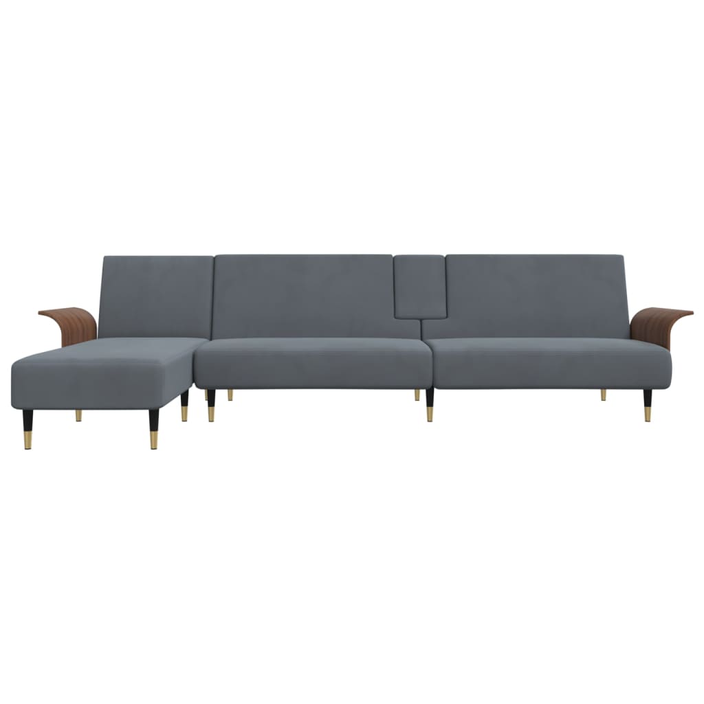 vidaXL Sofa Bed Sleeper Sofa Settee Pull Out Couch for Living Room Velvet-2