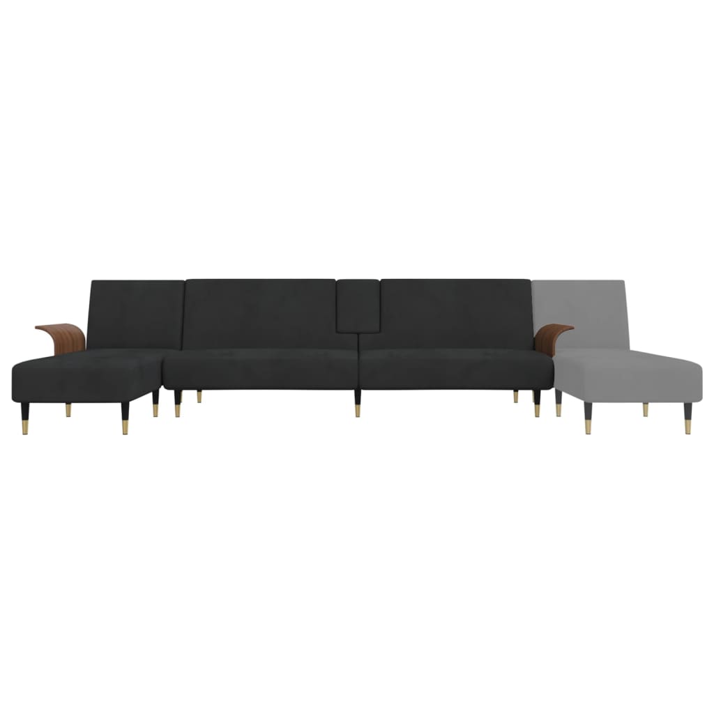 vidaXL Sofa Bed Sleeper Sofa Settee Pull Out Couch for Living Room Velvet-20