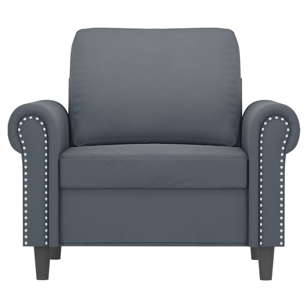 vidaXL Sofa Chair Accent Upholstered Club Armchair for Living Room Velvet-108