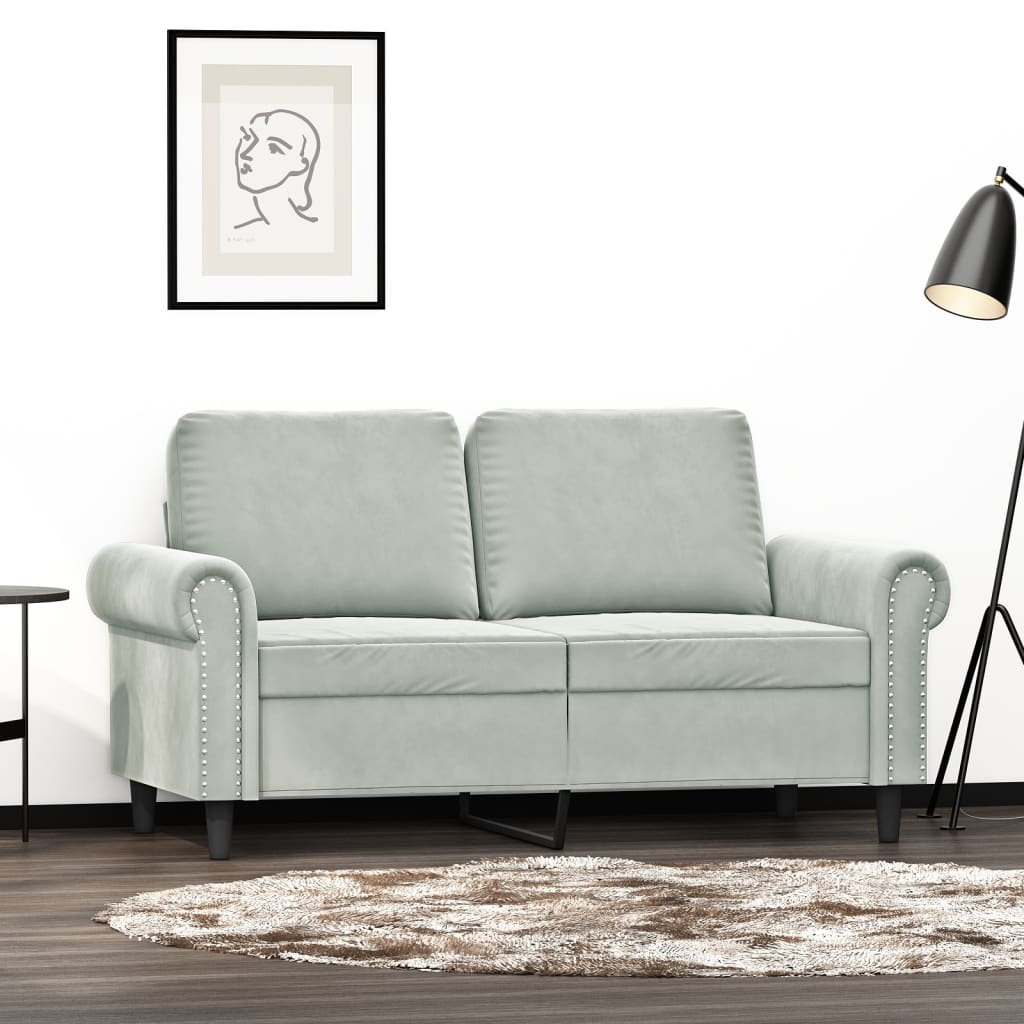 vidaXL Sofa Chair Accent Upholstered Club Armchair for Living Room Velvet-55