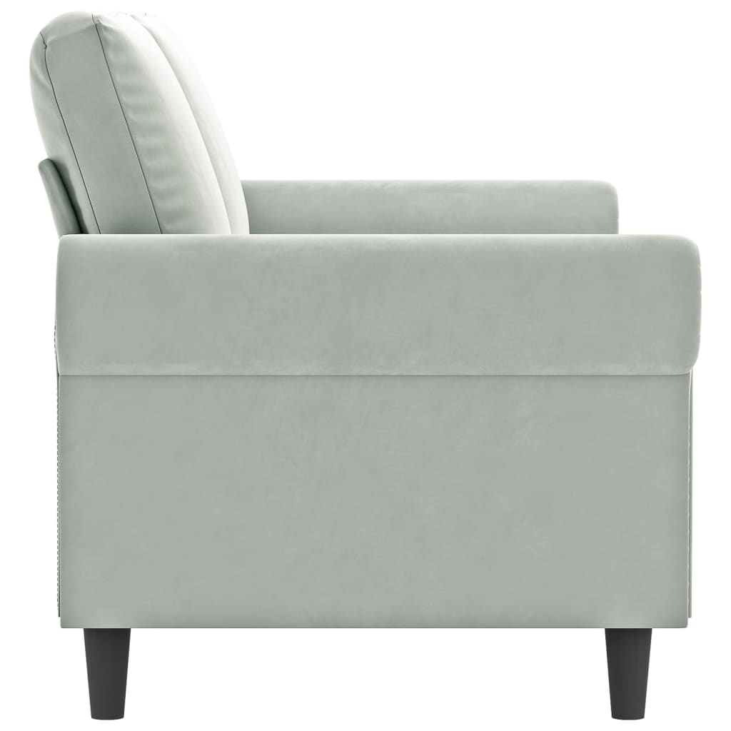 vidaXL Sofa Chair Accent Upholstered Club Armchair for Living Room Velvet-94