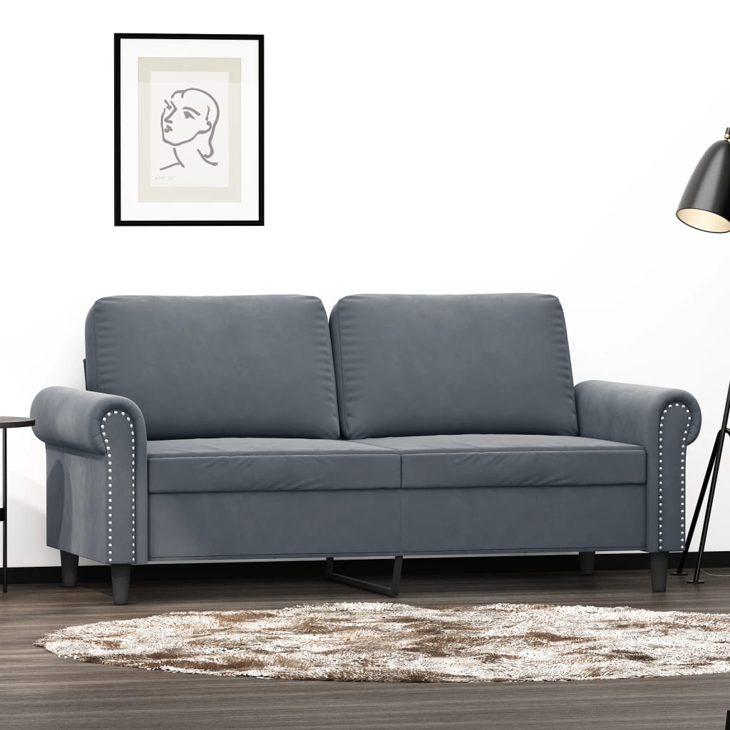 vidaXL Sofa Chair Accent Upholstered Club Armchair for Living Room Velvet-100
