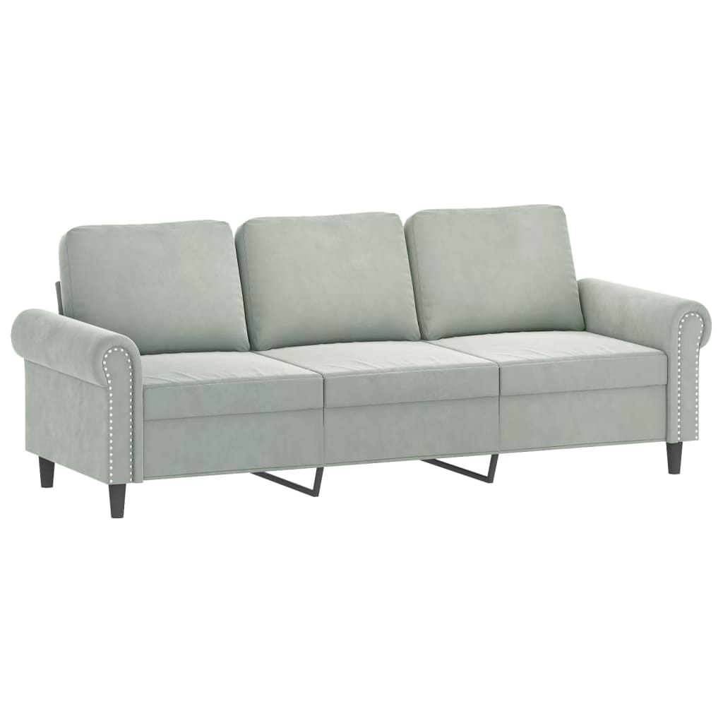 vidaXL Sofa Chair Accent Upholstered Club Armchair for Living Room Velvet-51