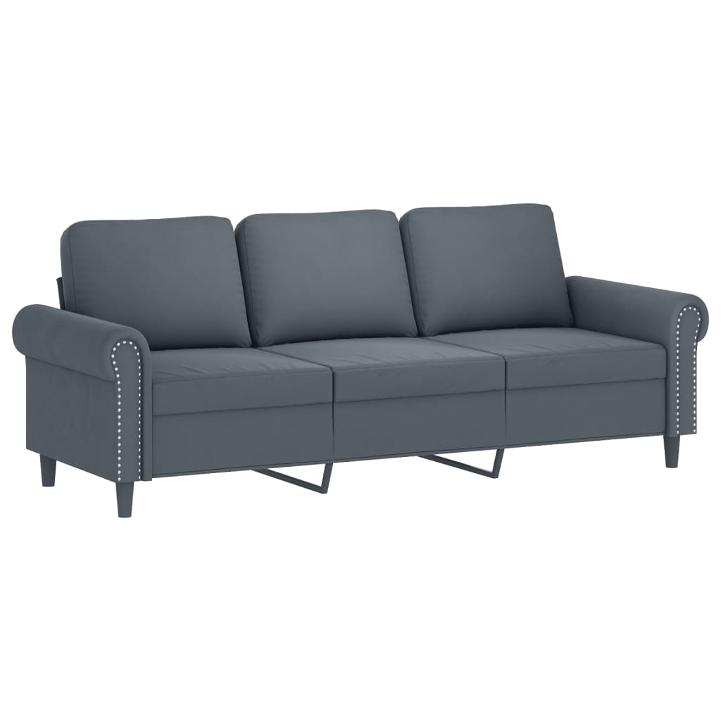 vidaXL Sofa Chair Accent Upholstered Club Armchair for Living Room Velvet-86