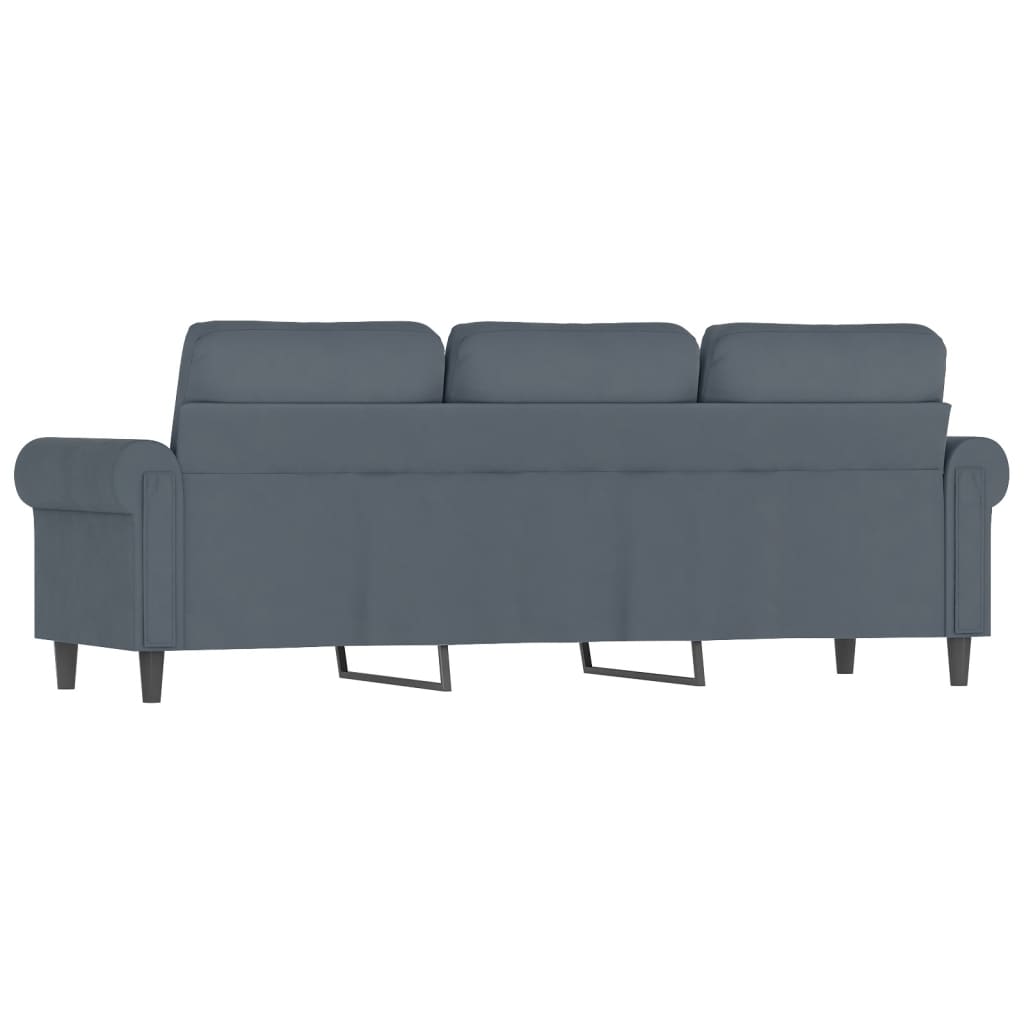 vidaXL Sofa Chair Accent Upholstered Club Armchair for Living Room Velvet-18