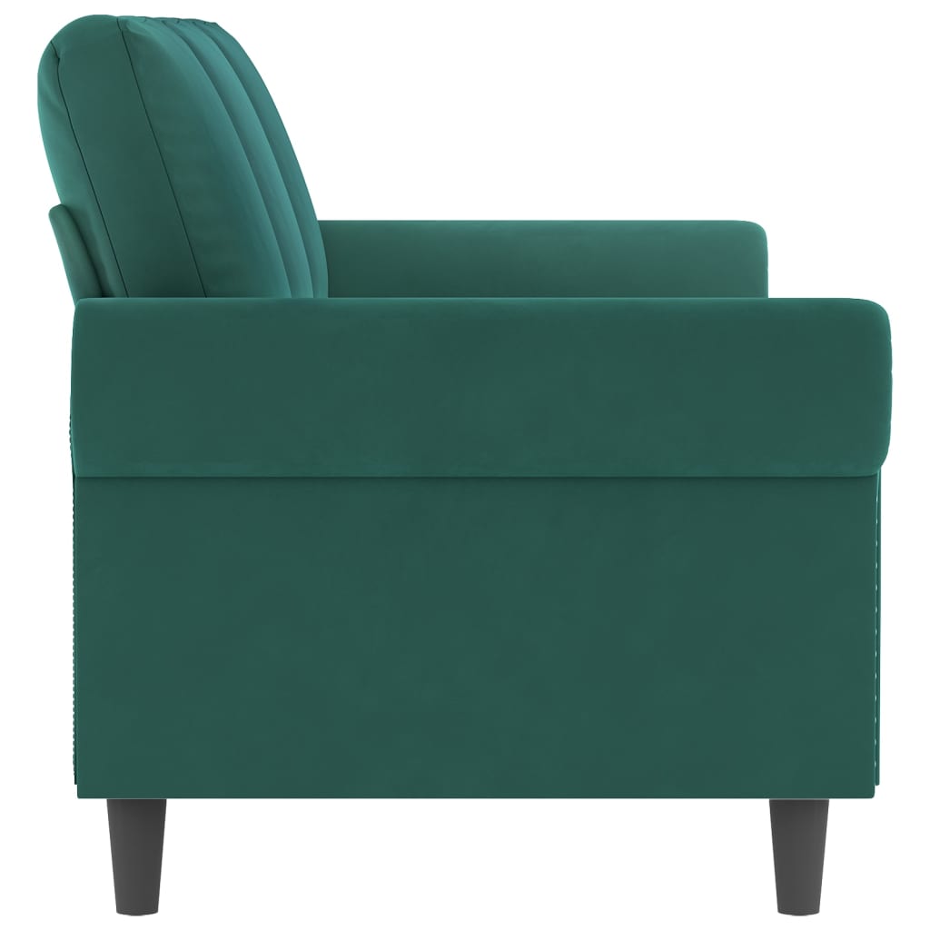 vidaXL Sofa Chair Accent Upholstered Club Armchair for Living Room Velvet-91