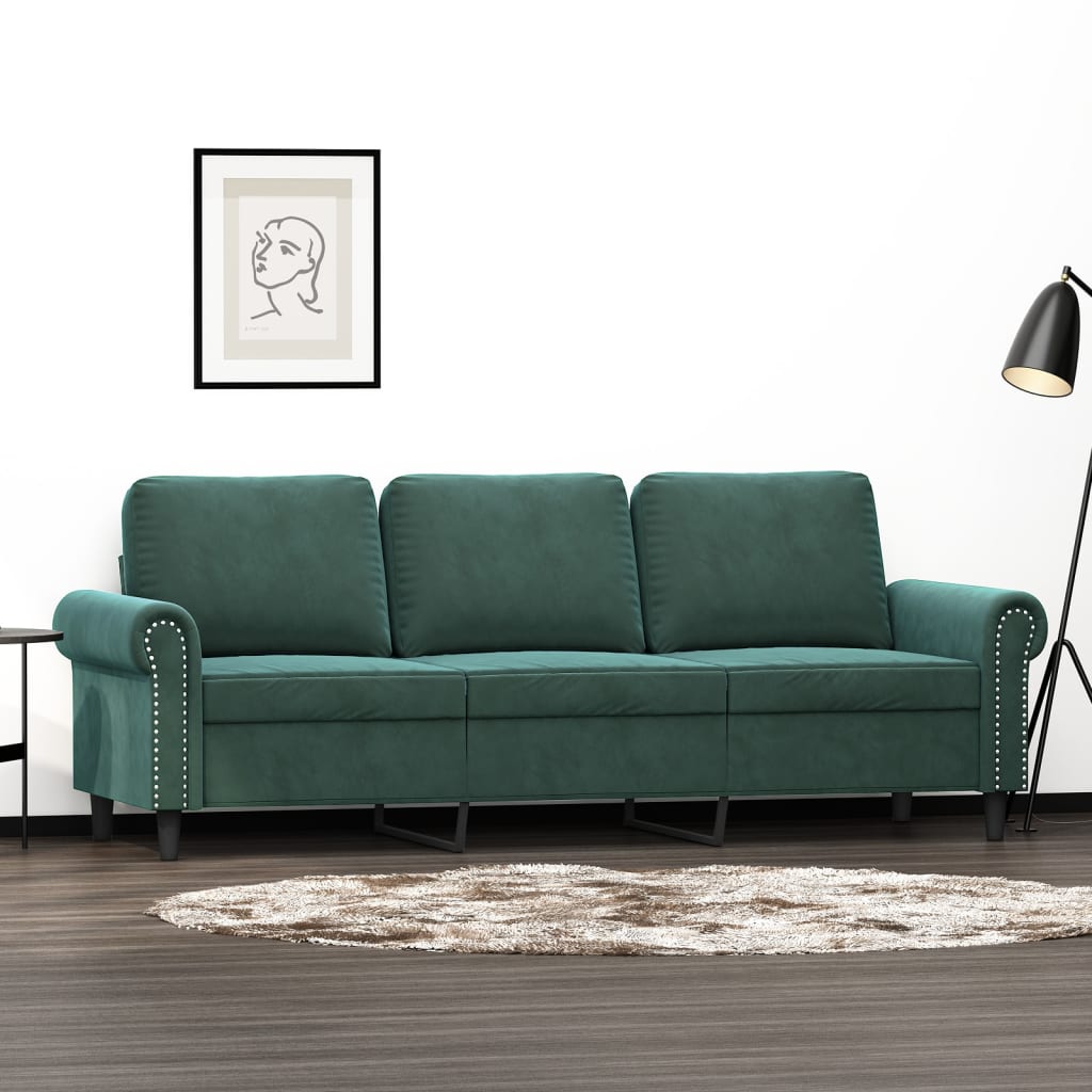 vidaXL Sofa Chair Accent Upholstered Club Armchair for Living Room Velvet-69