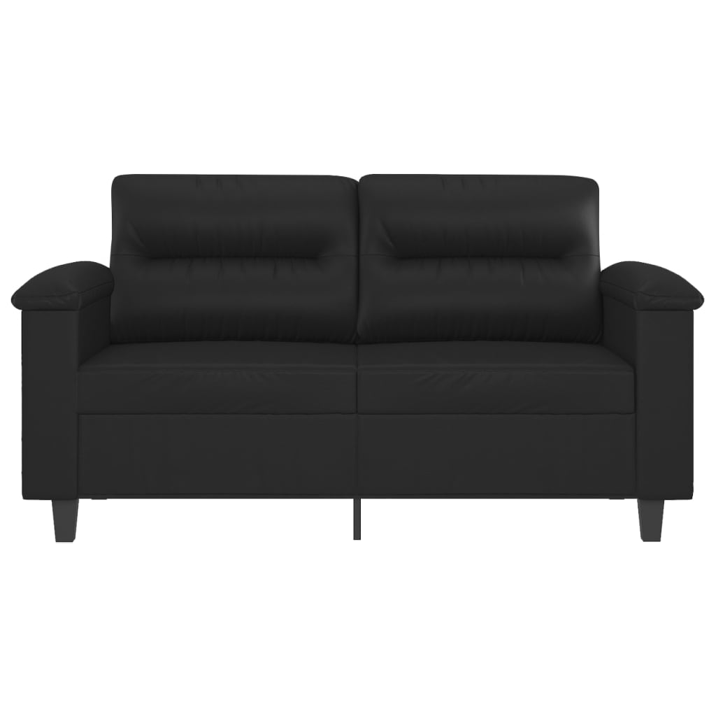 vidaXL Sofa Chair Accent Upholstered Single Sofa Chair Black Faux Leather-9