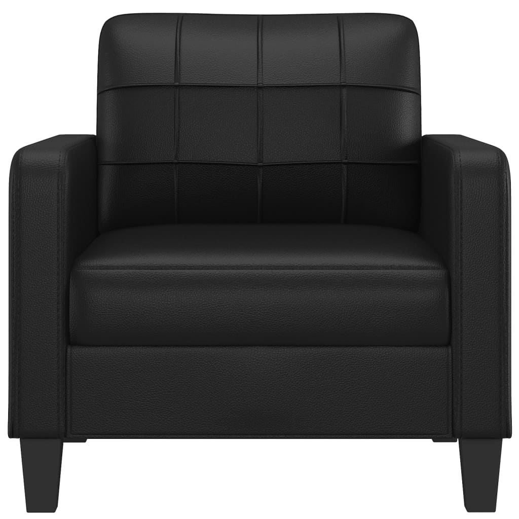 vidaXL Sofa Upholstered Accent Sofa Chair Living Room Seating Faux Leather-34