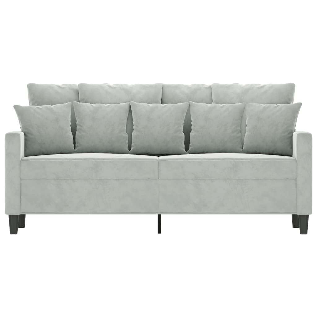vidaXL Sofa Chair Upholstered Single Sofa Armchair for Living Room Velvet-19