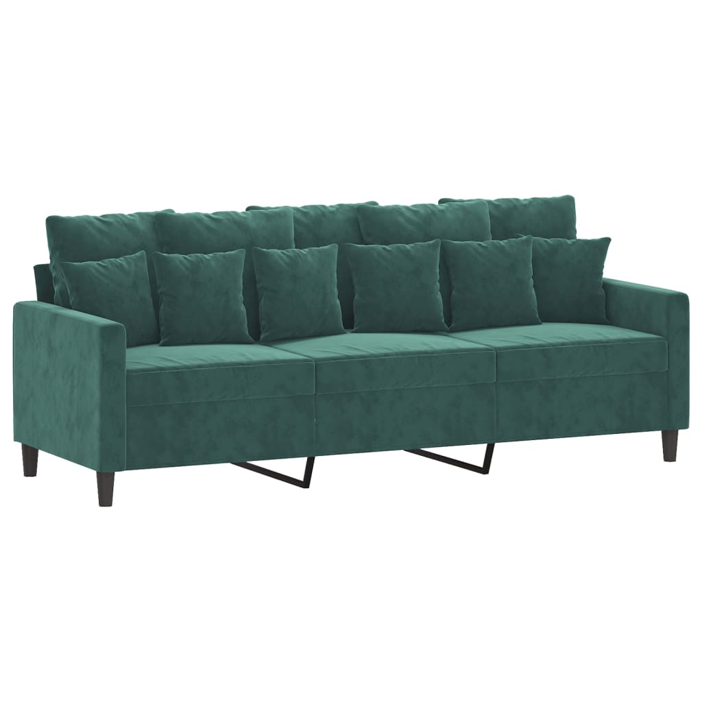 vidaXL Sofa Chair Upholstered Single Sofa Armchair for Living Room Velvet-34