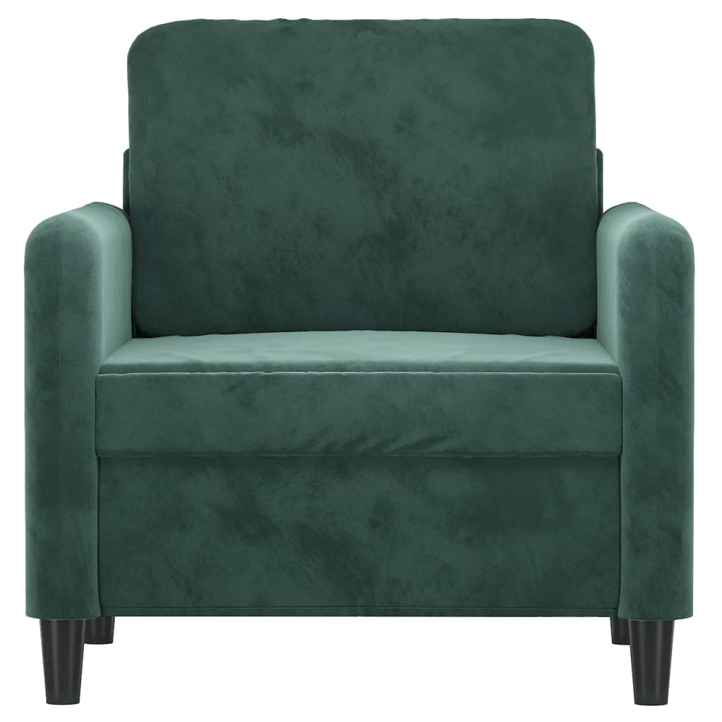 vidaXL Sofa Chair Upholstered Single Sofa Armchair for Living Room Velvet-44