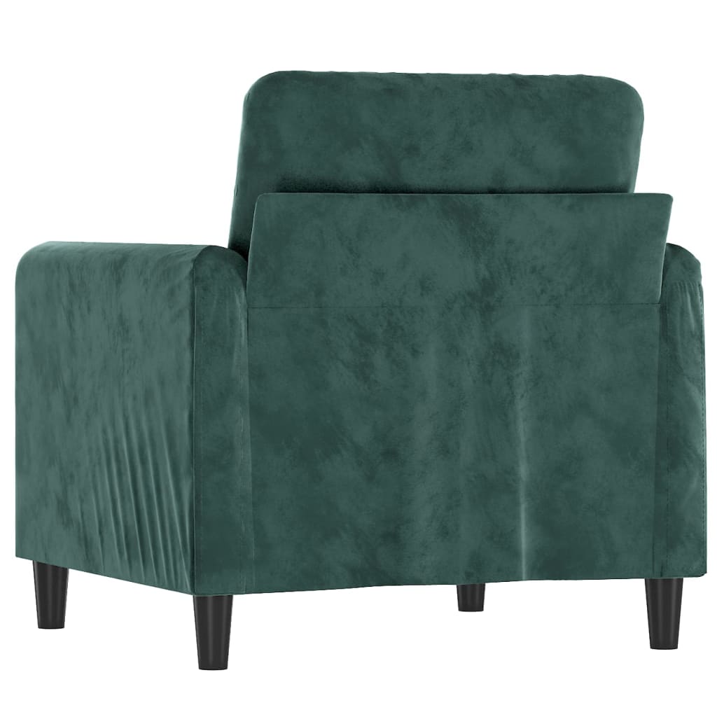 vidaXL Sofa Chair Upholstered Single Sofa Armchair for Living Room Velvet-64