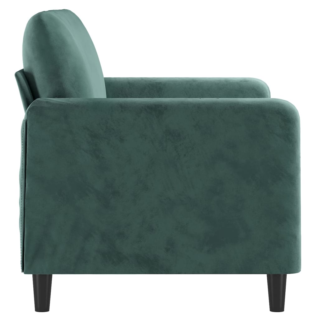 vidaXL Sofa Chair Upholstered Single Sofa Armchair for Living Room Velvet-5