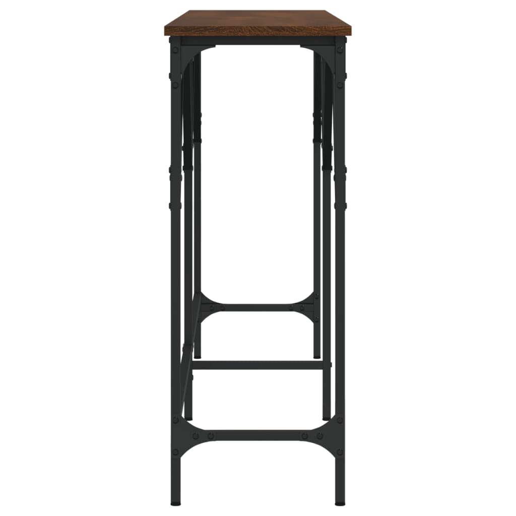 vidaXL Console Table Narrow Console Hallway Table Furniture Engineered Wood-2