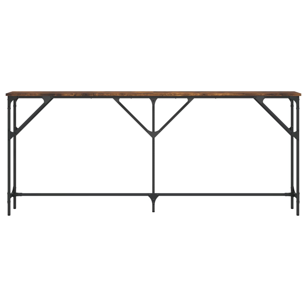 vidaXL Console Table Storage Side Sofa Desk for Living Room Engineered Wood-8