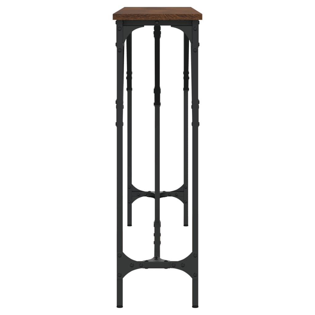 vidaXL Console Table Storage Side Sofa Desk for Living Room Engineered Wood-42