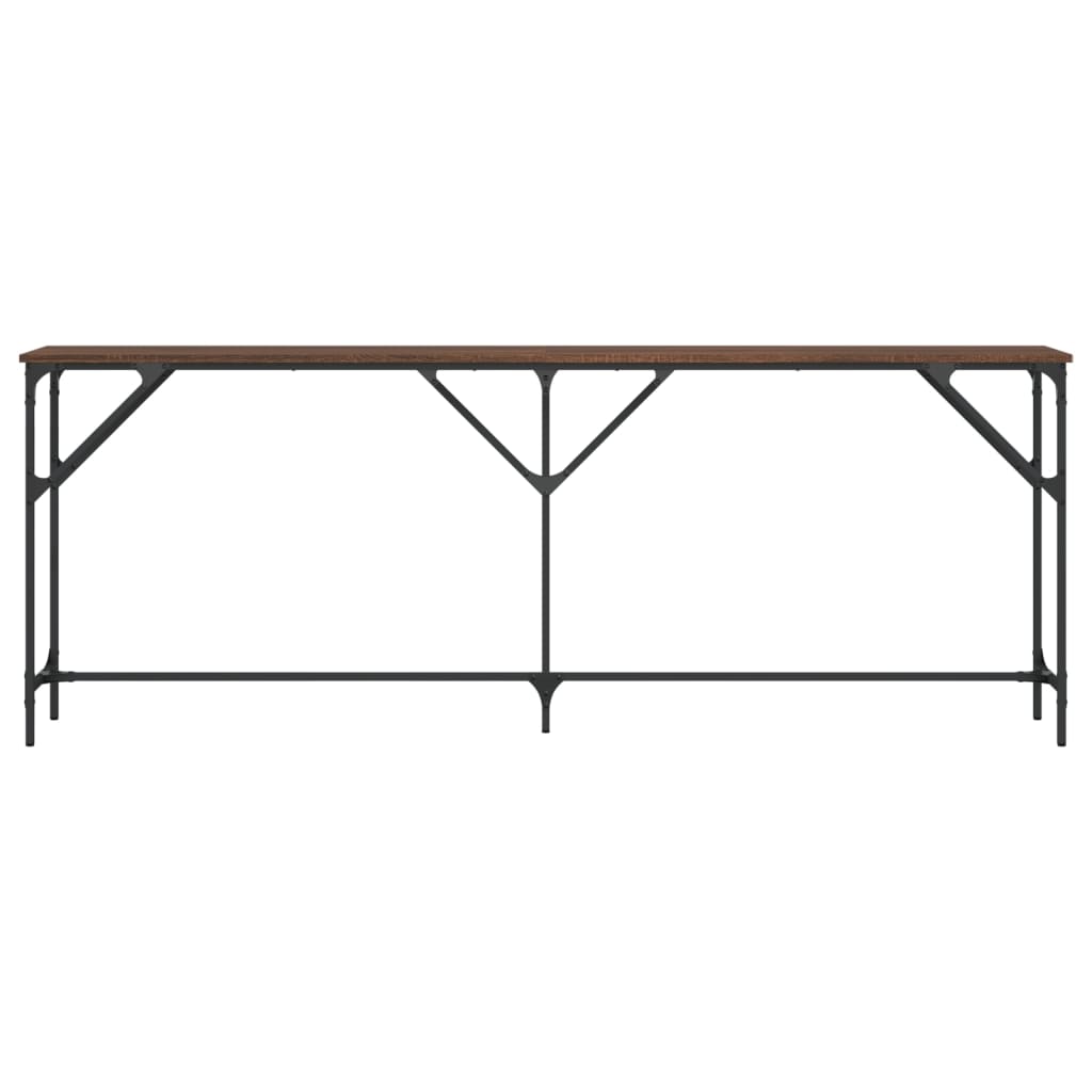 vidaXL Console Table Storage Side Sofa Desk for Living Room Engineered Wood-48