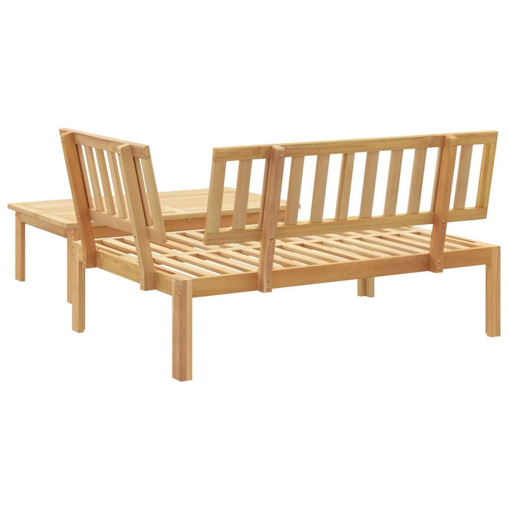 vidaXL Patio Pallet Sofa Set 2 pcs Solid Wood Acacia-4