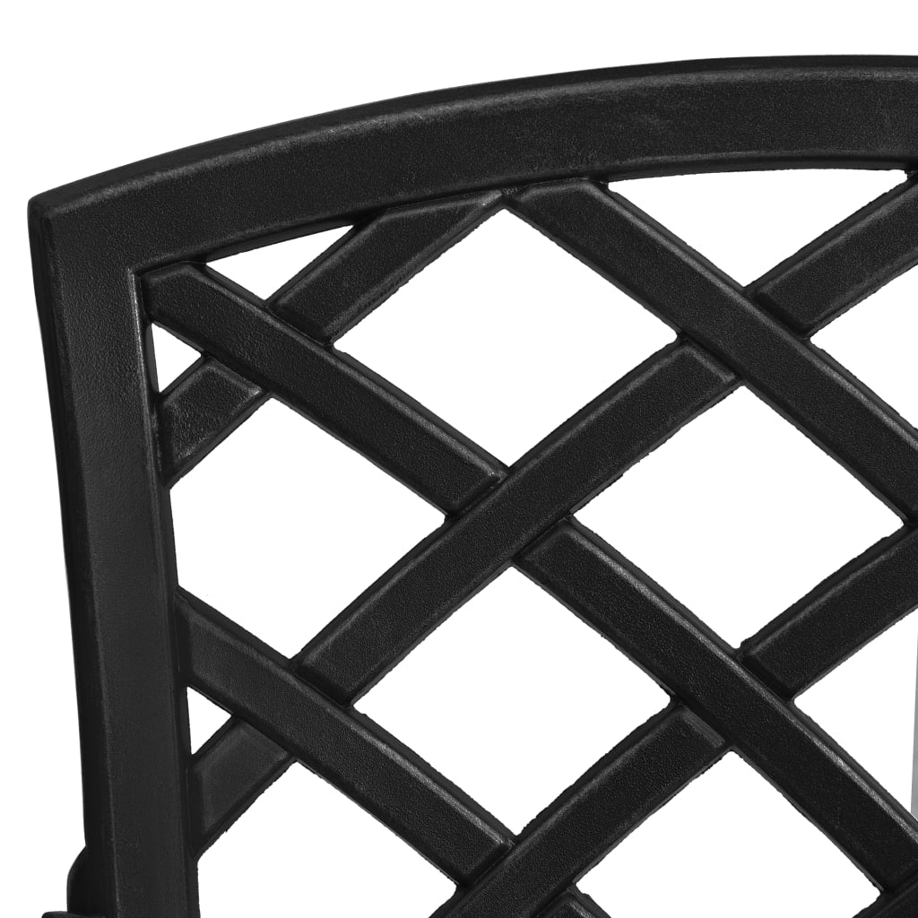 vidaXL Patio Chairs Outdoor Garden Dining Seat Furniture 6 Pcs Cast Aluminum-8