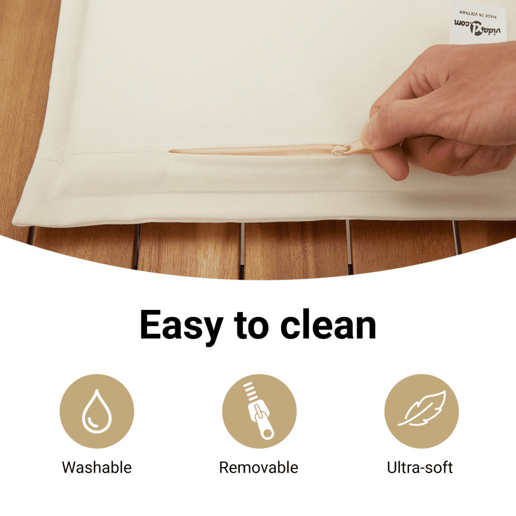 vidaXL Patio Sofa 2-Seater with Stools Black Poly Rattan-10