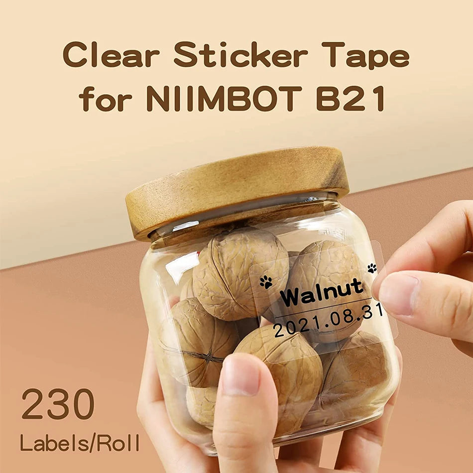 NiiMbot B21 B3S B1 Label Paper Waterproof Anti-Oil Tear-Resistant Scratch-Resistant