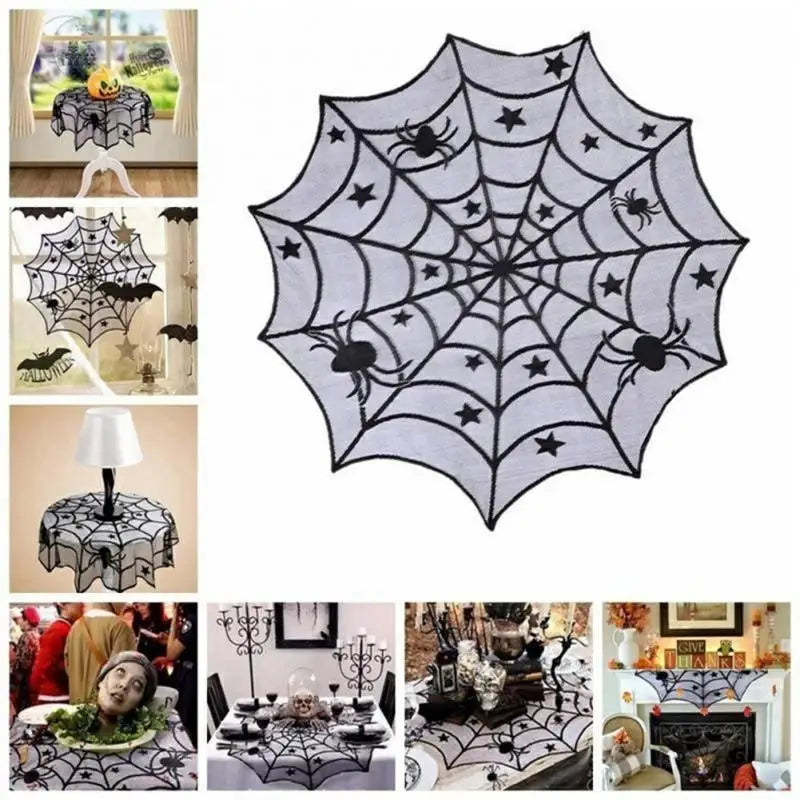 Halloween Party Decoration Spiderweb Table Cloth