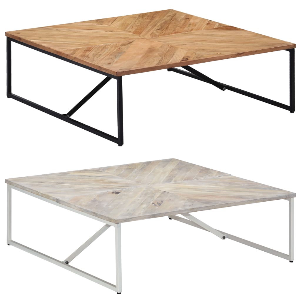 vidaXL Coffee Table End Table Living Room Side Sofa Table Solid Wood Mango-1