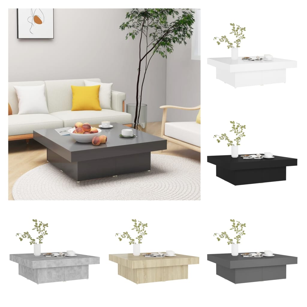 vidaXL Coffee Table Engineered Wood Couch End Table Furniture Multi Colors-7