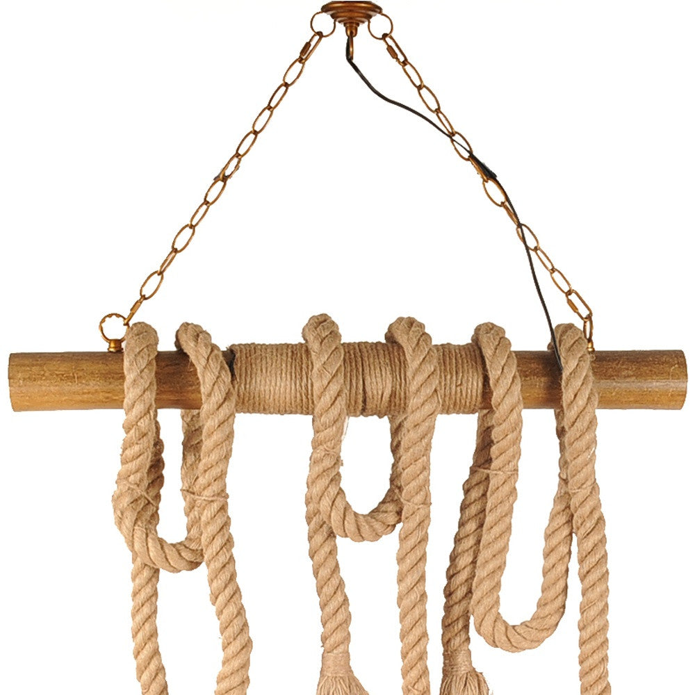 5" X 30" X 50" 6 Bulbs Medusa Pendant Lamp