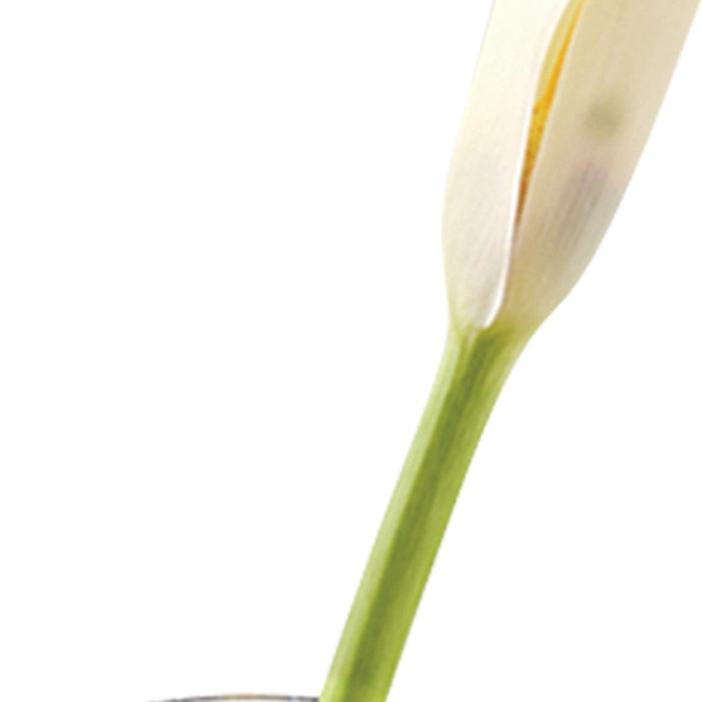 9" Clear Cylindrical Lead Free Crystal Bud Table Vase