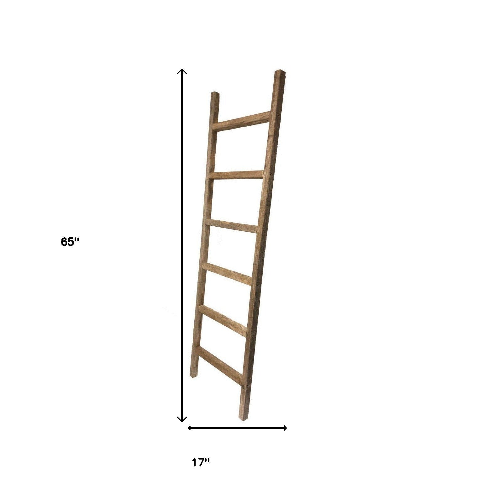 65" X 17" Gray Wood Hanging Dimensional Sculpture