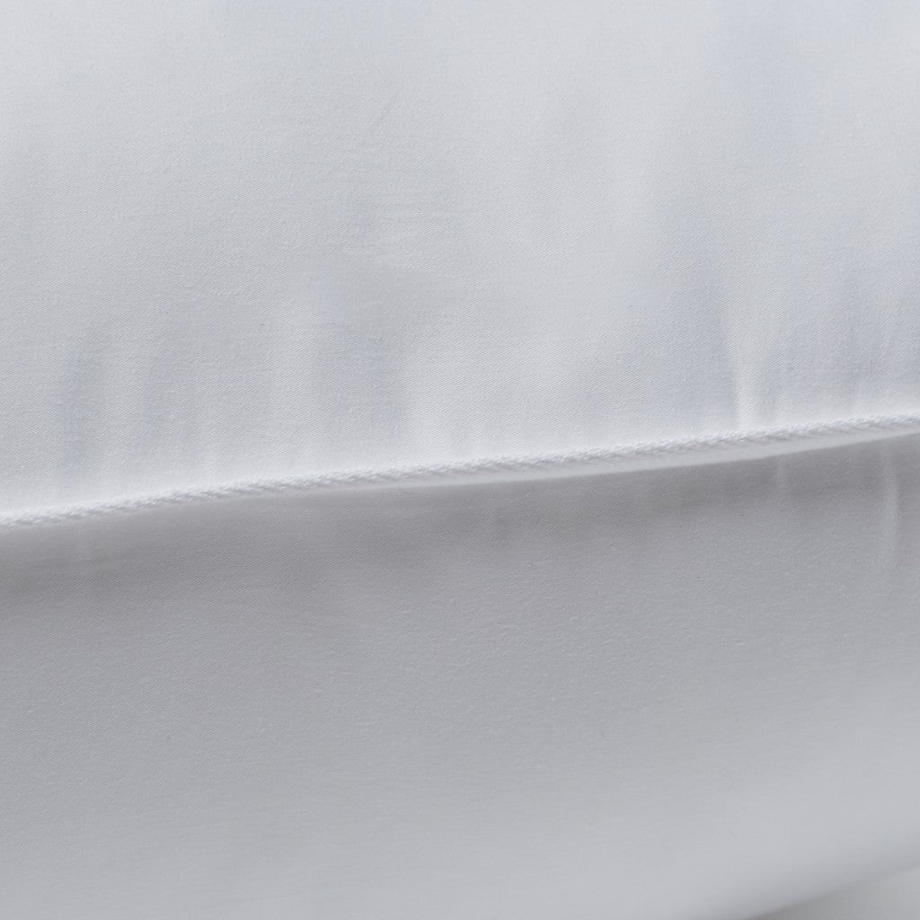 100% Cotton Lux Sateen Down Alternative Medium King Size Bed Pillow