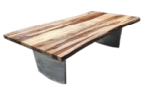 31" Natural Solid Wood Coffee Table
