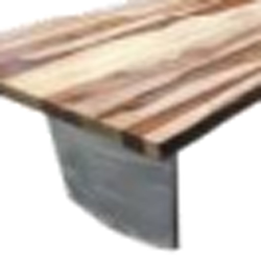 31" Natural Solid Wood Coffee Table