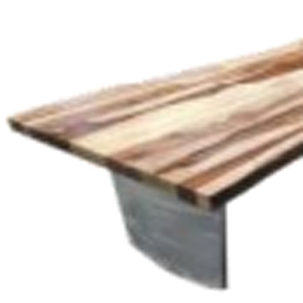 31" Natural Solid Wood Coffee Table