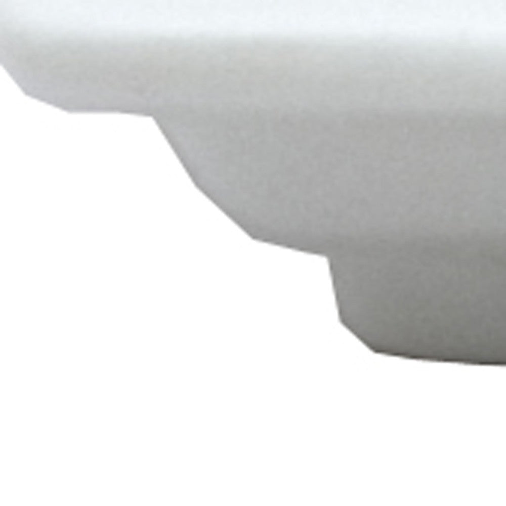 Set of Six+ White Square Porcelain China Serving Tray