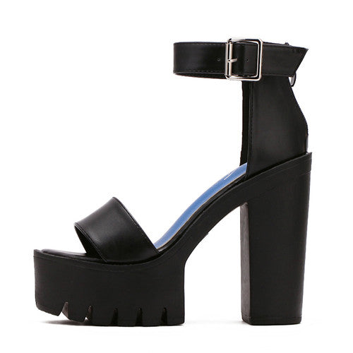 Thick Heels Casual Sandals - women shoes - 99fab.com