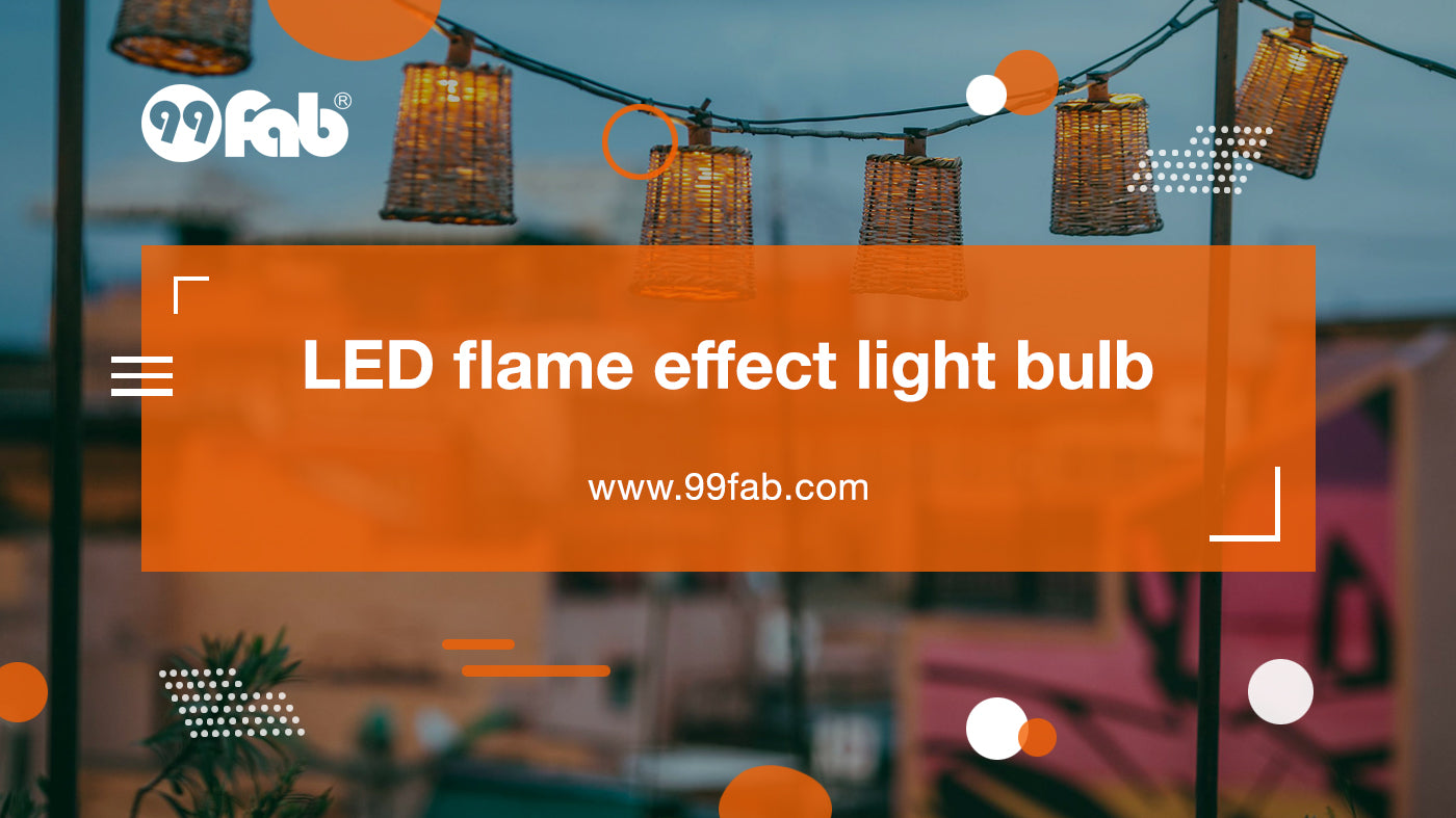 99FAB LED flame effect light bulb