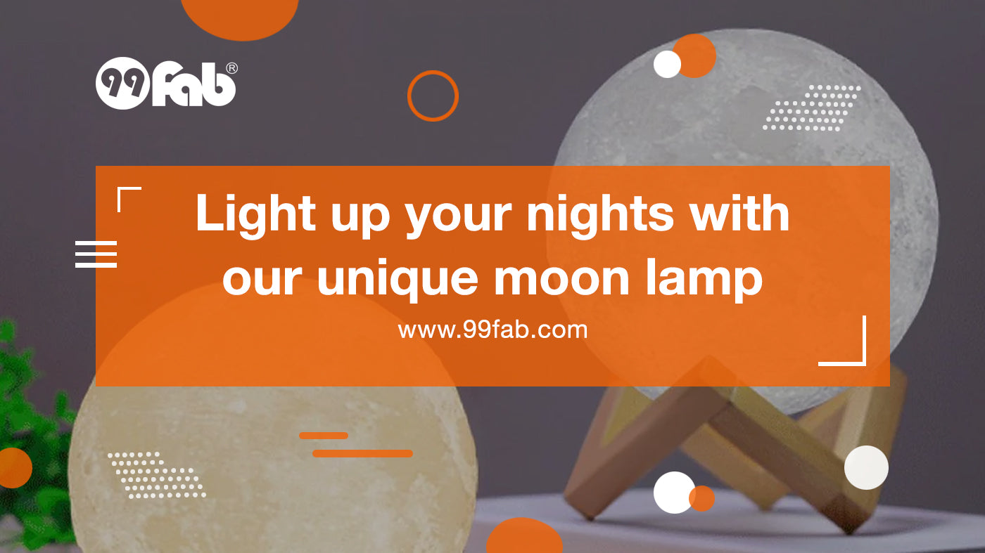 Light up your nights with our unique moon lamp