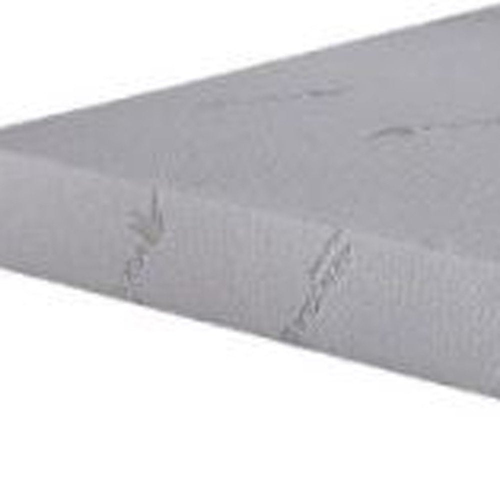 6" Queen Polyester Memory Foam Mattress Covered In A Soft Aloe Vera Fabric