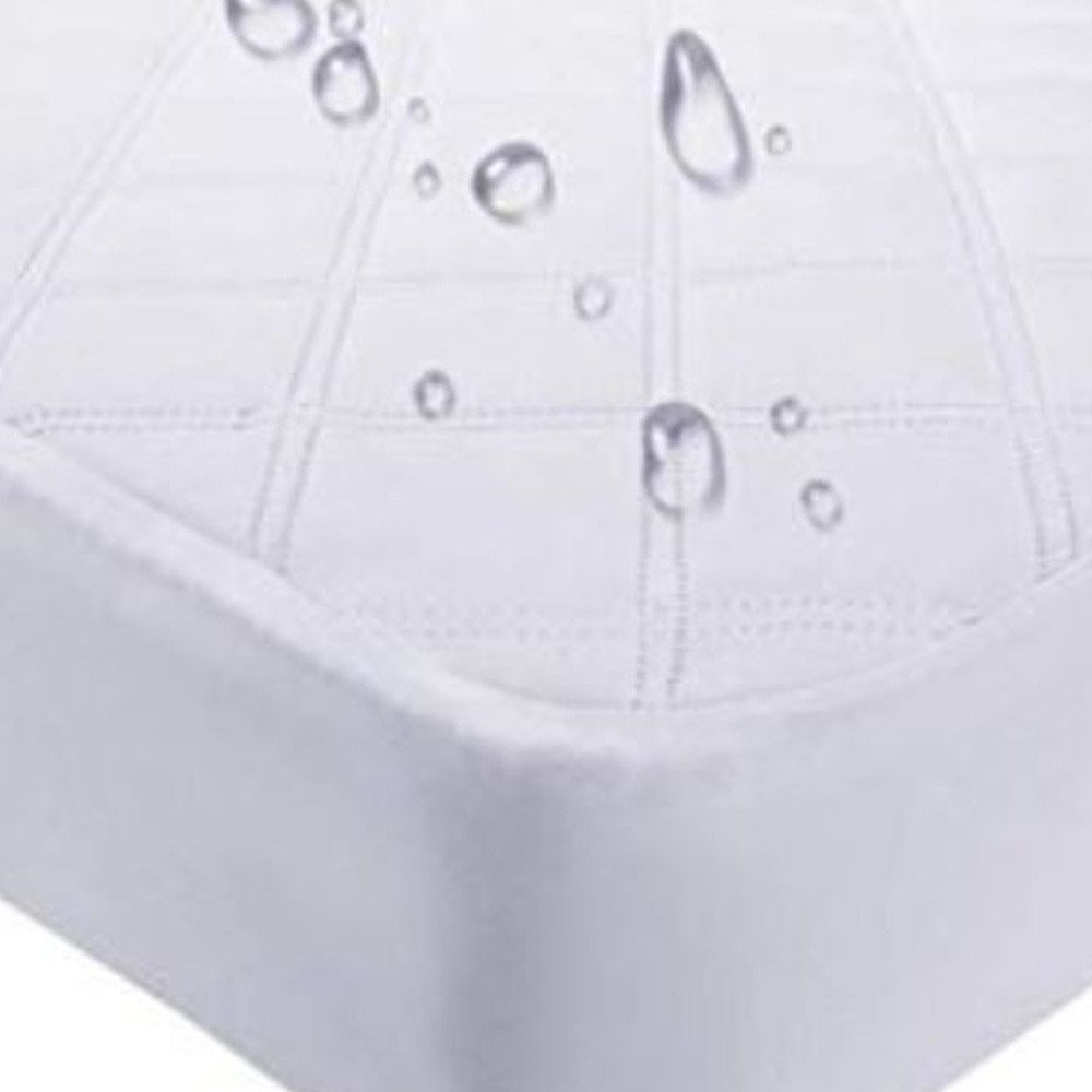 9" Waterproof Bamboo Terry Crib Mattress Pad Liner Mattress Cover Only.