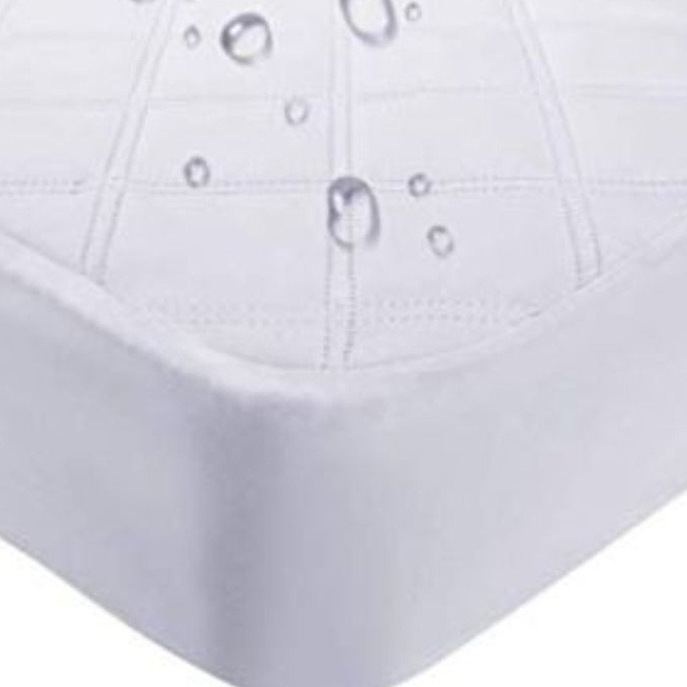 9" Waterproof Bamboo Terry Crib Mattress Pad Liner Mattress Cover Only.