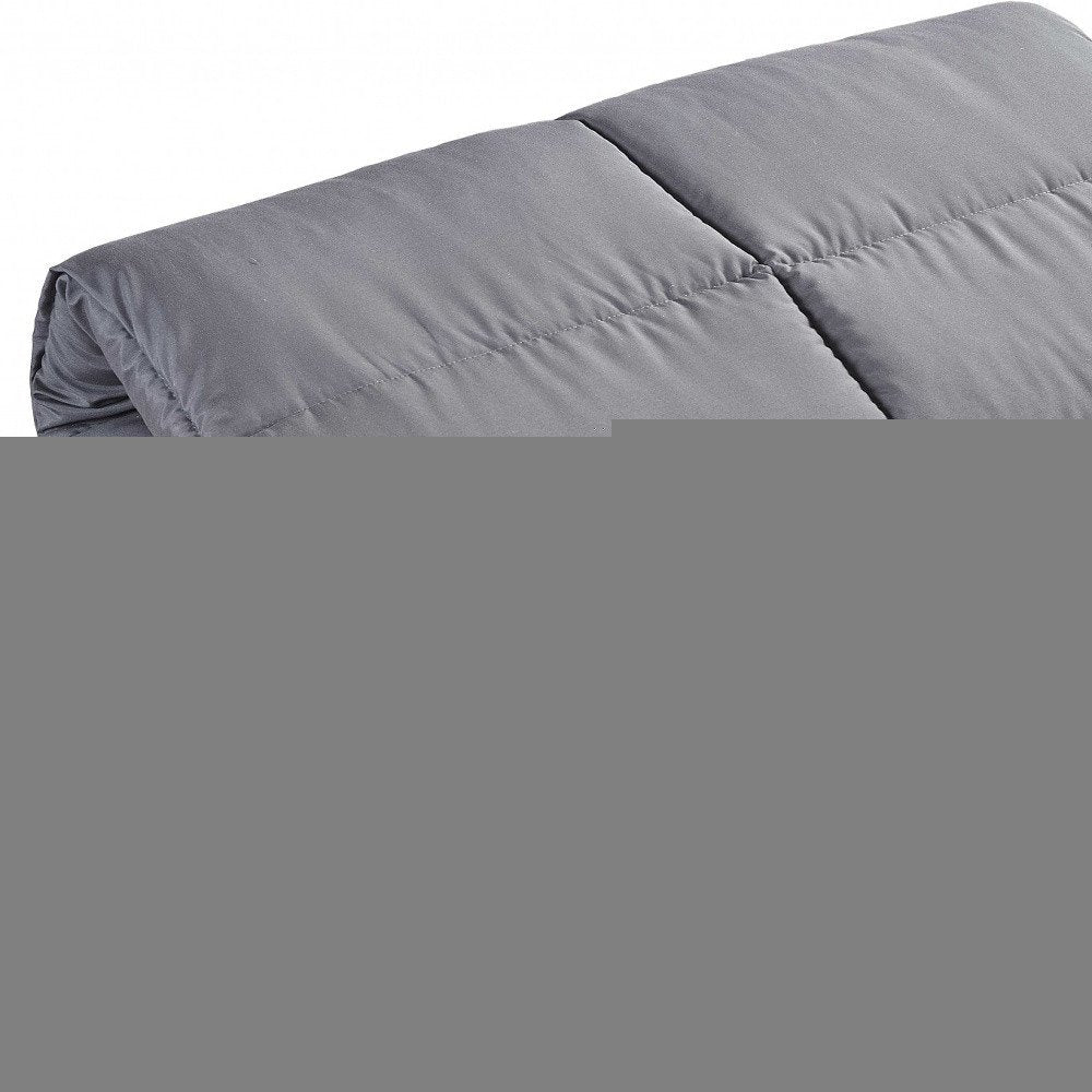 Dark Gray California King Polyester Thread Count Down Alternative Comforter