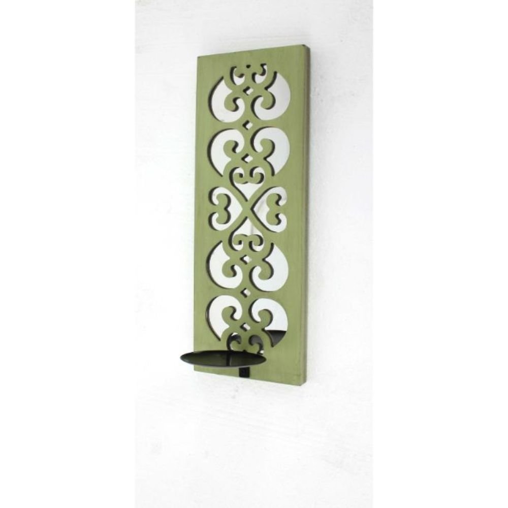 Green Wood Hanging Dimensional Sculpture