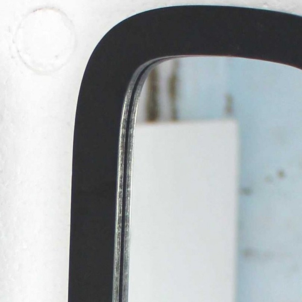 Set of Two Black Solid Wood Wall Sconce Candle Holders