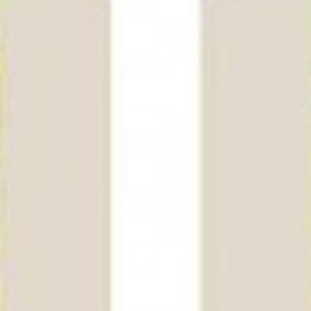 72" Beige Canvas Folding Three Panel Screen Room Divider