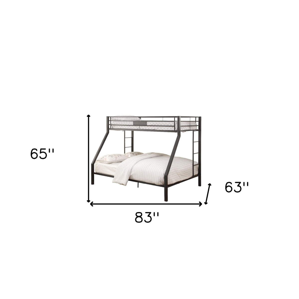 Twin Over Queen Bunk Bed